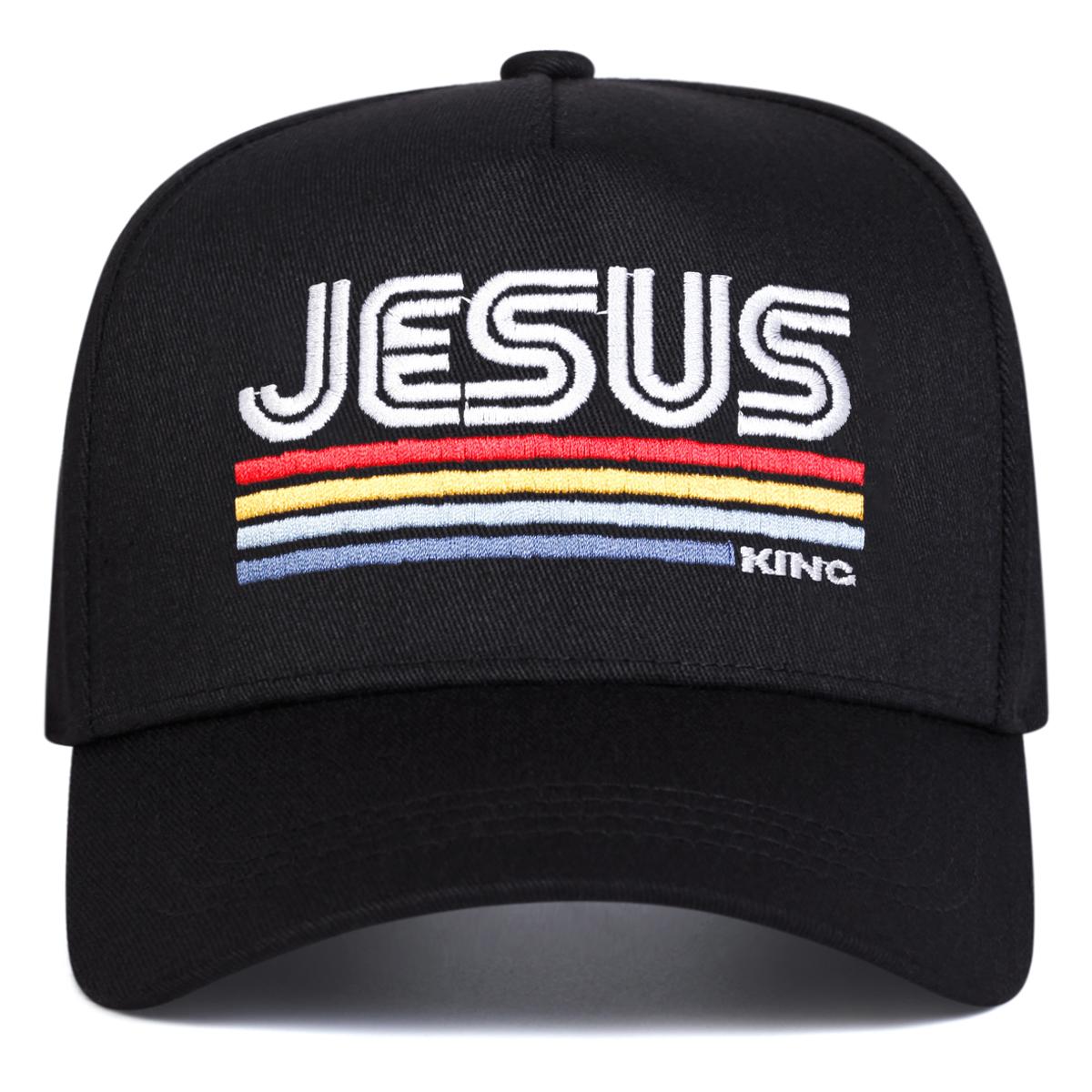 

Unisex Jesus Embroidery Baseball Caps Spring Autumn Outdoor Adjustable Casual Hats Sunscreen Hat Sports Cap