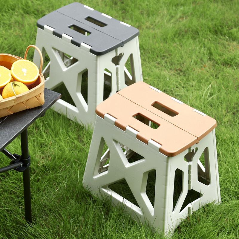 Portable Thickened Plastic Folding Stool Robots Maza Children's Small Stool Small Bench Outdoor Portable Fishing Stool