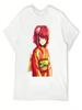 Princess Yona T-Shirt Personalized T-Shirt Graphic Tee Shirt Vintage Clothes T Shirts For Unisex Cotton
