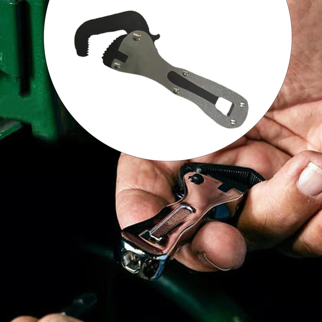 Adjustable Wrench Heavy Duty Spanner Compact Hand Tool for Nuts and Bolts 5/16" to 3/4" Accessories