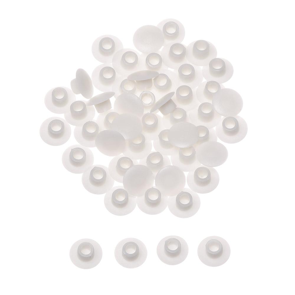 50Pcs Practical Hardware Hole Ornament Exterior Furniture Hole Covers Dust Plug Stopper Protective Cap Screw Decor