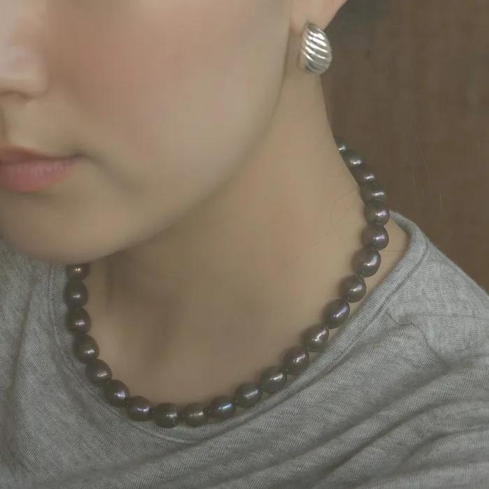 _Noir Pearl Necklace