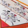 Silk Scarf Women Horse Race Print Square Scarves Head Echarpes Silk Foulards Femme Wraps Beach Shawl Bandana Lady Hijabs 90CM