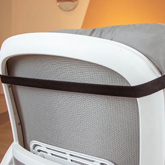 Sitzkissen mit integrierter Rückenlehne Weiches Sitzkissen mit hochelastischer PP-Baumwollfüllung Esszimmerbüro Computerstuhlbezug