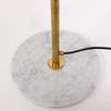 1920s Mid Century Italian Style Brass Floor Lamp with Base and Cone Shaped