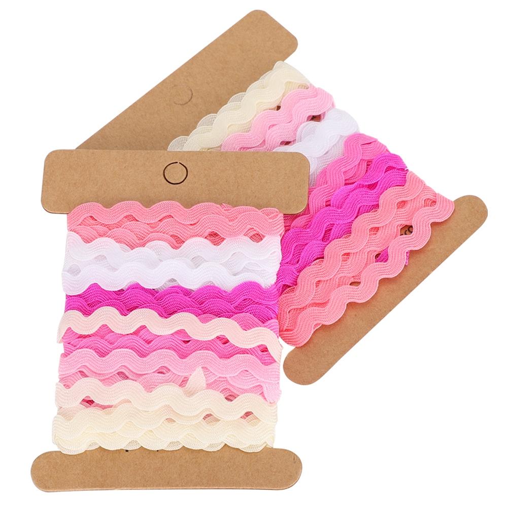 

2Pcs Color Zigzag Ribbon DIY Hand Made Material Cloth Hair Accessories Sewing Decoration 8mm 2pcs9