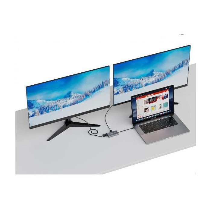 7-in-1 Docking Station - CONCEPTRONIC - DONN21G - USB 3.2 Gen 1 - HDMI - VGA - 100W USB PD