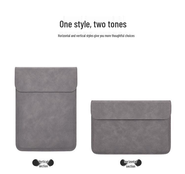 MacBook & Huawei Laptop Protector: 13-15.6 Inch Lambskin Pattern Sleeve