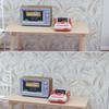 1 Piece 1/12 Dollhouse Simulation Miniature Nostalgic Tv Game Console Model Living Room Scene Decoration Doll Accessories Toys