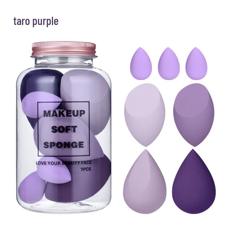 

Drift Bottle Makeup Sponge Set: 7-Pack Powder Puff & Air Cushion BB Tool