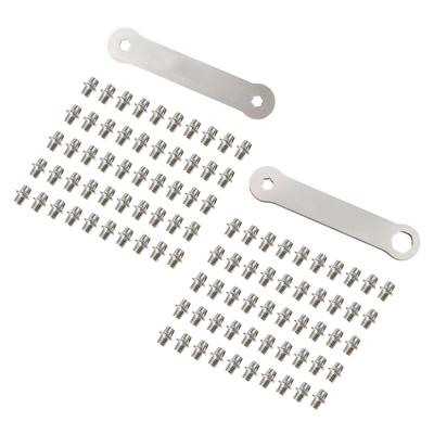 Hexagonal Pedals Pin with Antislip and Steel Wrenches Durability Cycling Accessory for Bicycles Foot Grip Enhancement