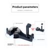 1 Adjustable Car Seat Phone Holder, with Headrest Mounting Seat - Made of Durable ABS Material, Waterproof, Car Compatible, Suitable for Safe Grip