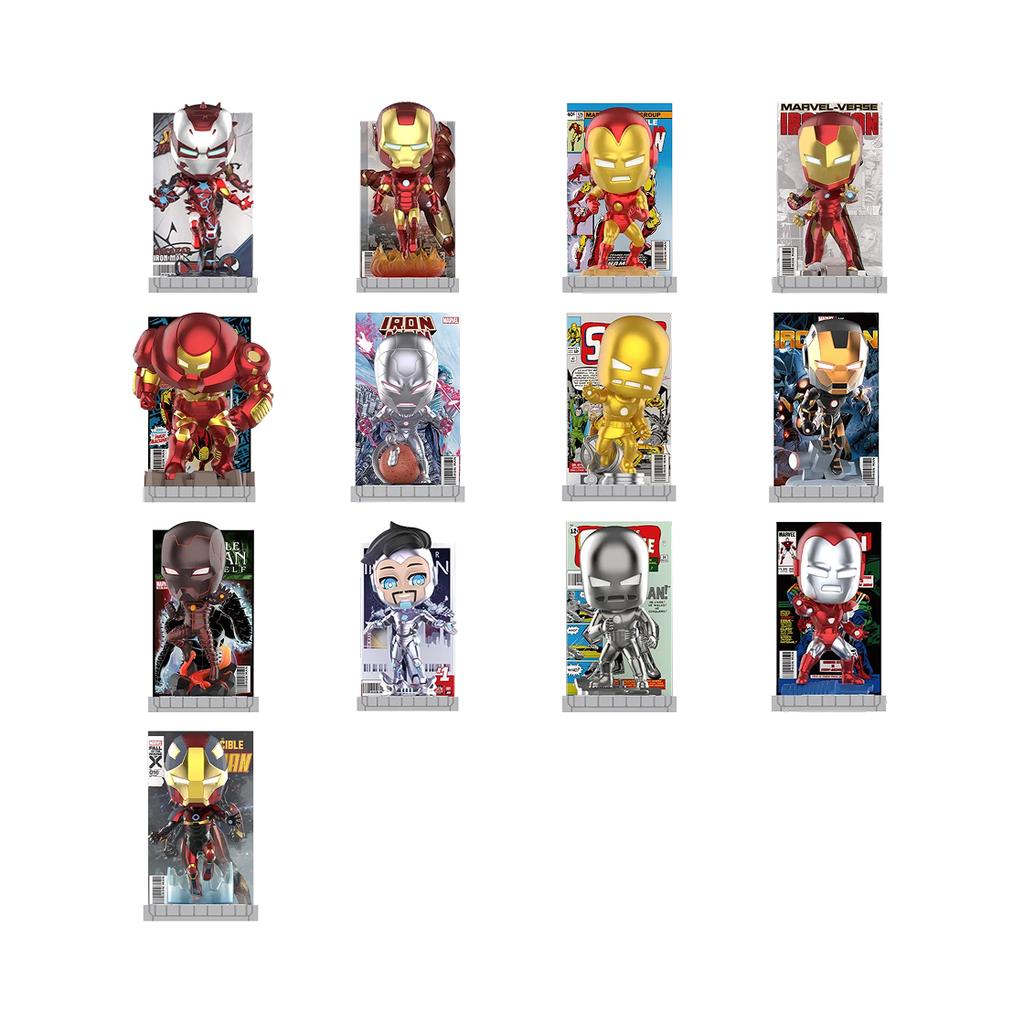 Pop Mart Marvel Iron Man A Journey Through Armors Series Figures Sealed Case (1 Blind Box)