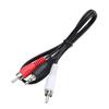 3.5Mm Jack To 2 Rca Stereo Audio Car Cable 3.5 Mm Male To 2Rca Male Coaxial Aux Cable Splitter For Tv Laptop Mp3 Speakers