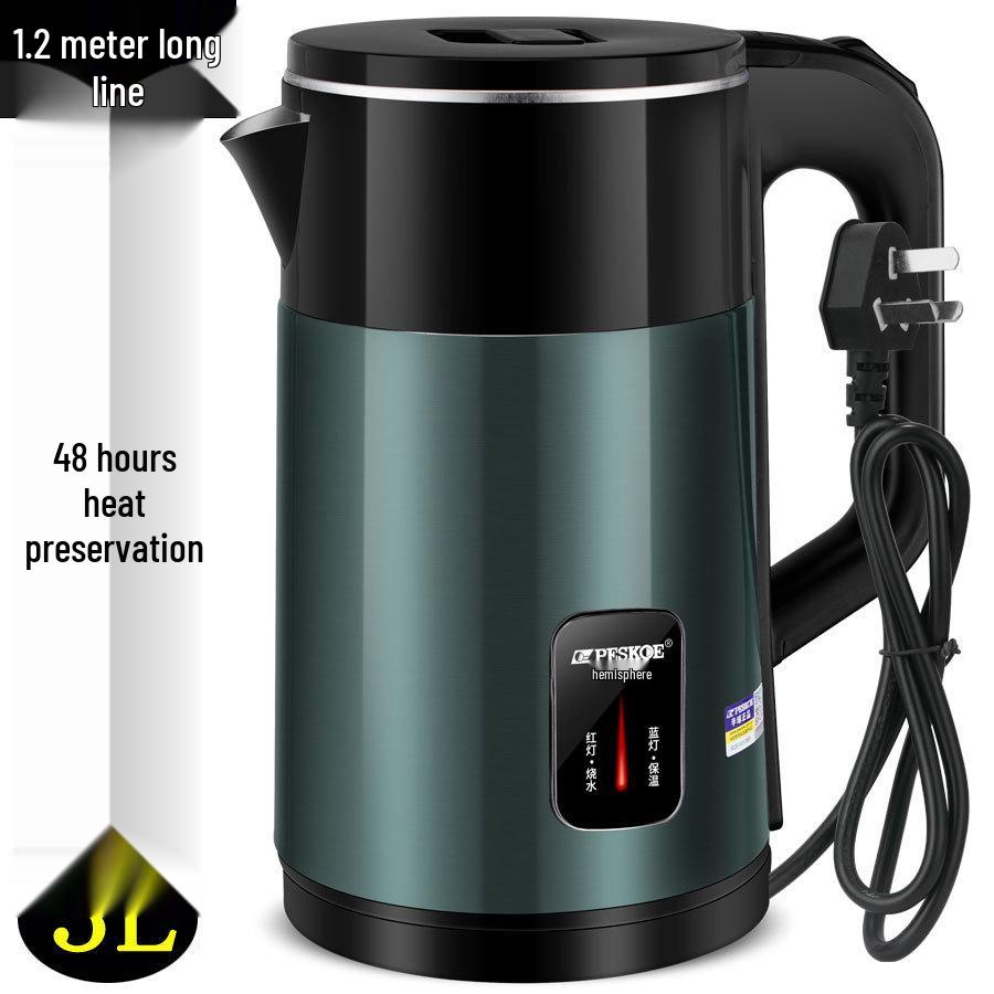 Positive Hemisphere Stainless Steel Electric Kettle: Auto-Off, Thermal Insulation, Household Electric Water Boiler