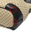 GUCCI Diamante Shoulder Bag canvas Black x beige Women 247902 Used