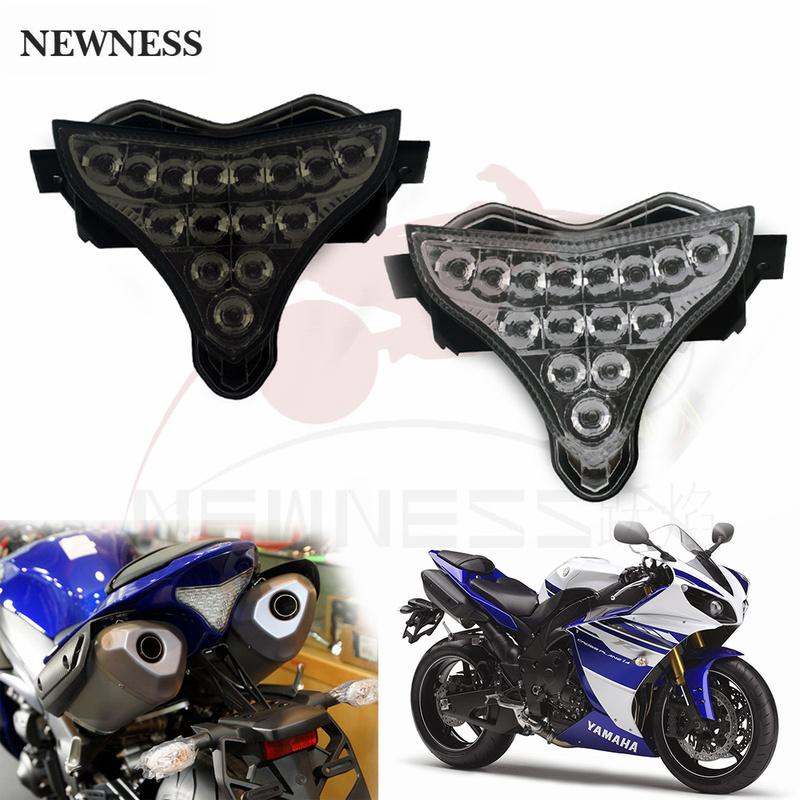 Motorcycle LED Rear Turn Signal Lamp Tail Brake Light Taillight For Yamaha YZF-R1 YZF R1 2009 2010 2011 2012 2013 2014
