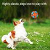 Squeaky Dog Ball Dog Chew Toy Teeth Cleaning Toy Interactive Dog Fetch Ball for Aggressive Chewers Outdoor Training