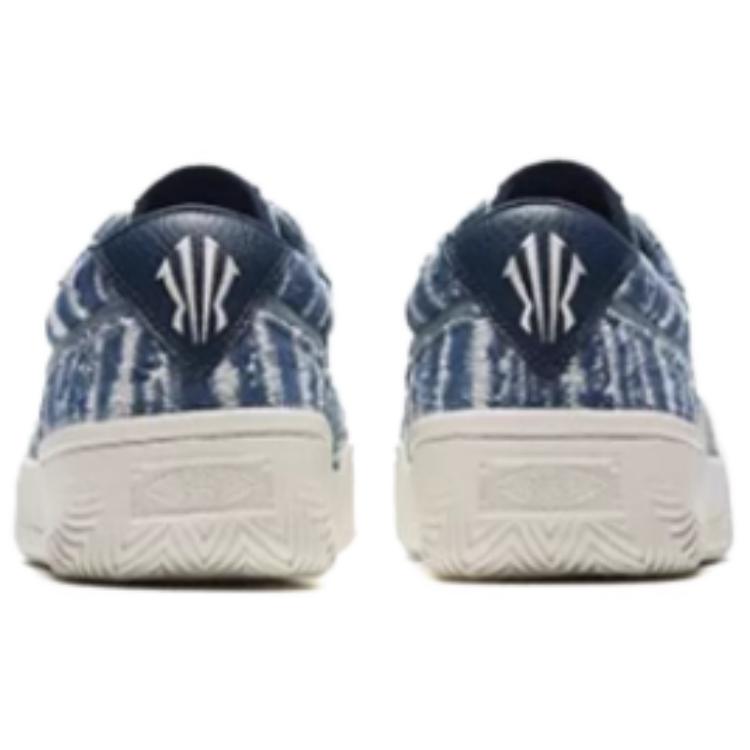 New Anta Owen Hélà TRIBE Anti Slip Wear Resistant Low Top Skateboard Shoes Men's Blue Gray 112541801F-1