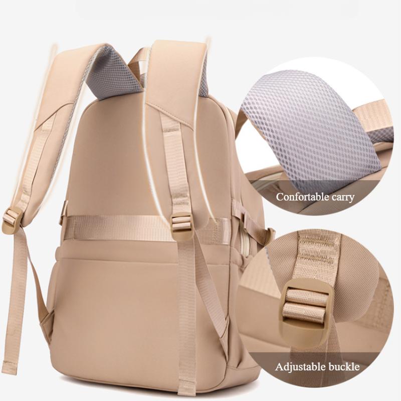 BAIJIAWEI 2024 Summer New Schoolbag High Quality Nylon Waterproof Junior High School Book Bag Lightweight Big Capacity College Student Travel Backpack