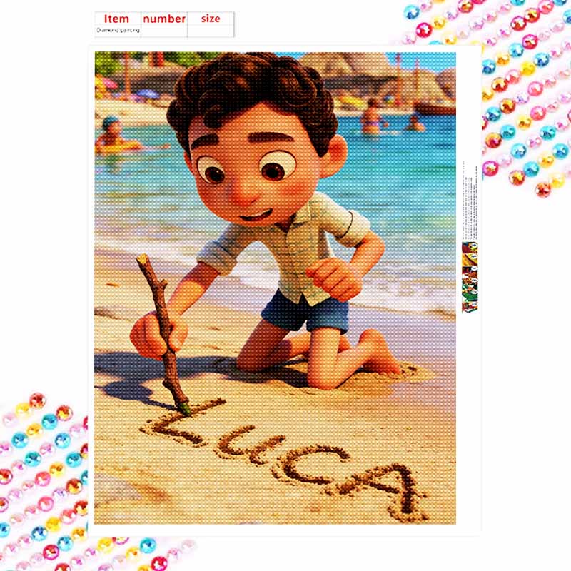 Disney DIY diamond painting 5d full diamond cross stitch Luca diamond living room bedroom decorative painting