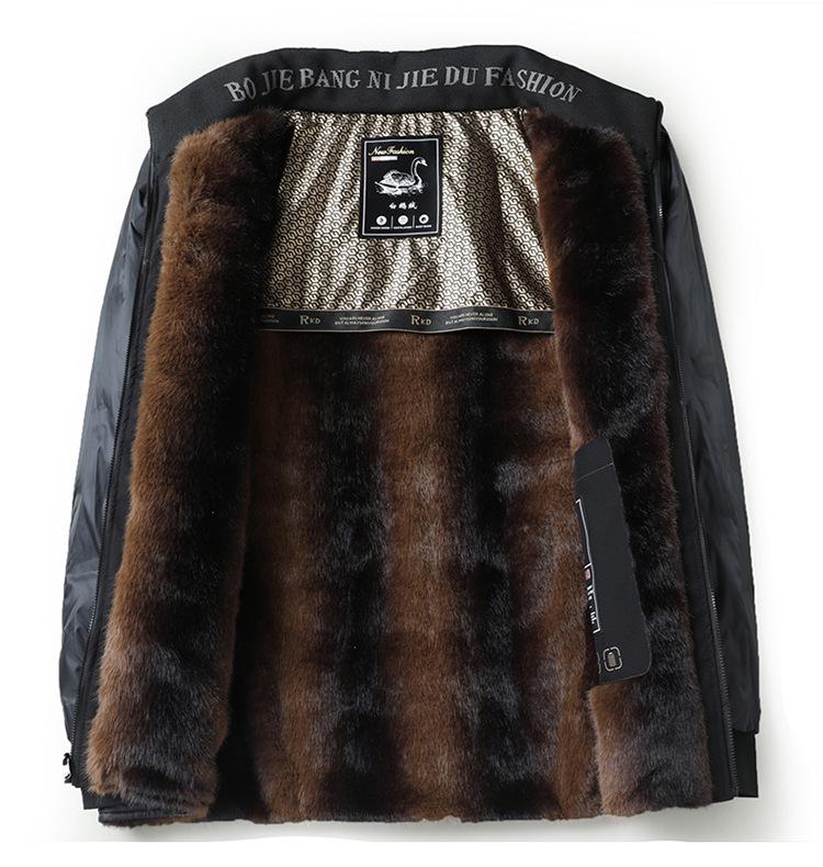Men's 2025 Winter High-End Detachable Liner Goose Down Jacket