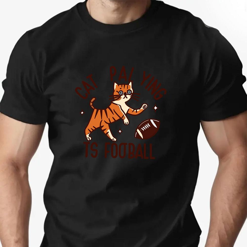 Men's T Shirt Cartoon Pattern Printed Summer Fashion Leisure Breathable Men Round Neck T-shirt High Quality Men's Clothing