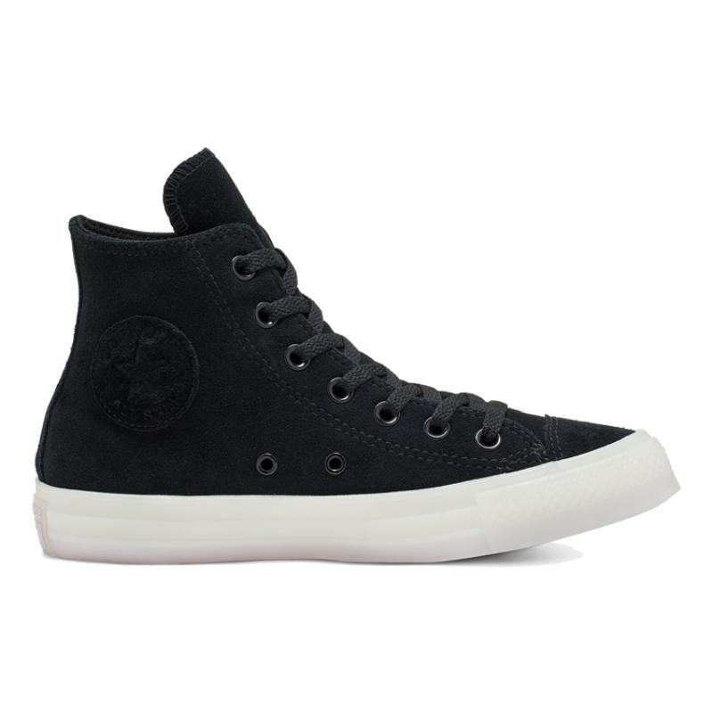 Converse Chuck Taylor All Star Suede Canvas Unisex 'Black White'