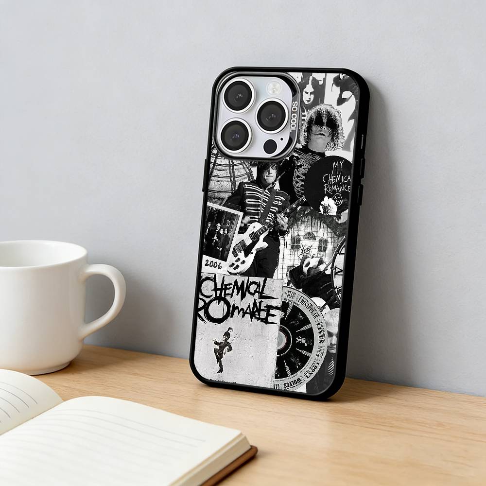 

Мой C-Химический Роман MCR Чехол для телефона для iPhone 17,16,15,14,13,12,11 Plus,Pro Max,XS,Разноцветный Серебристый Черный Чехол iPhone16plus