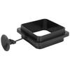 Aquarium Fish Feeding Rings Fish Tank Small Floating Food Feeder with Suction CupBlack Thicken and Heighten Square