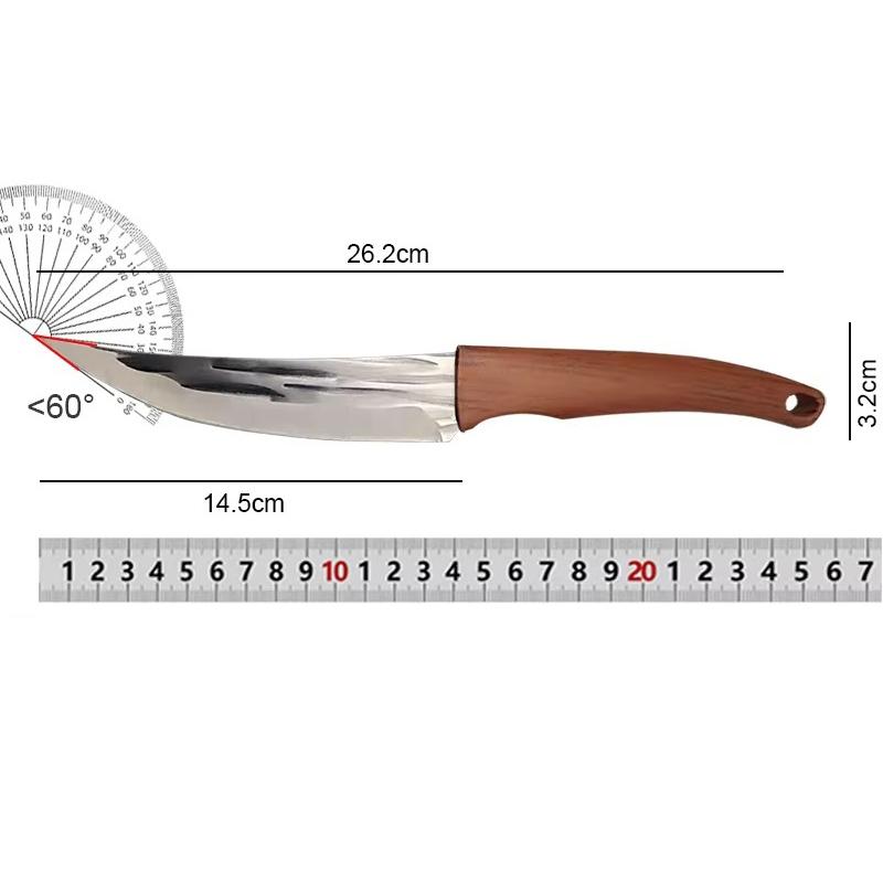 Cuțit de dezosat din oțel inoxidabil Cuțit de bucătar Legume Pește Măcelar Satâr pentru carne Barbecue Tăiere Ustensile de bucătărie Gătit