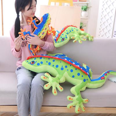 3D Soft Doll Sleeping Lizard Pillow Stuffed Fluffy Toy Kids