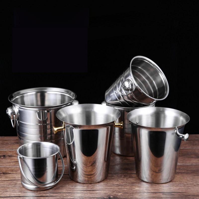5L Stainless Steel Portable Ice Bucket