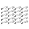 20pcs Zipper Foot High Hardness Antirust Multifunction Stainless Steel Sewing Presser Foot for Household