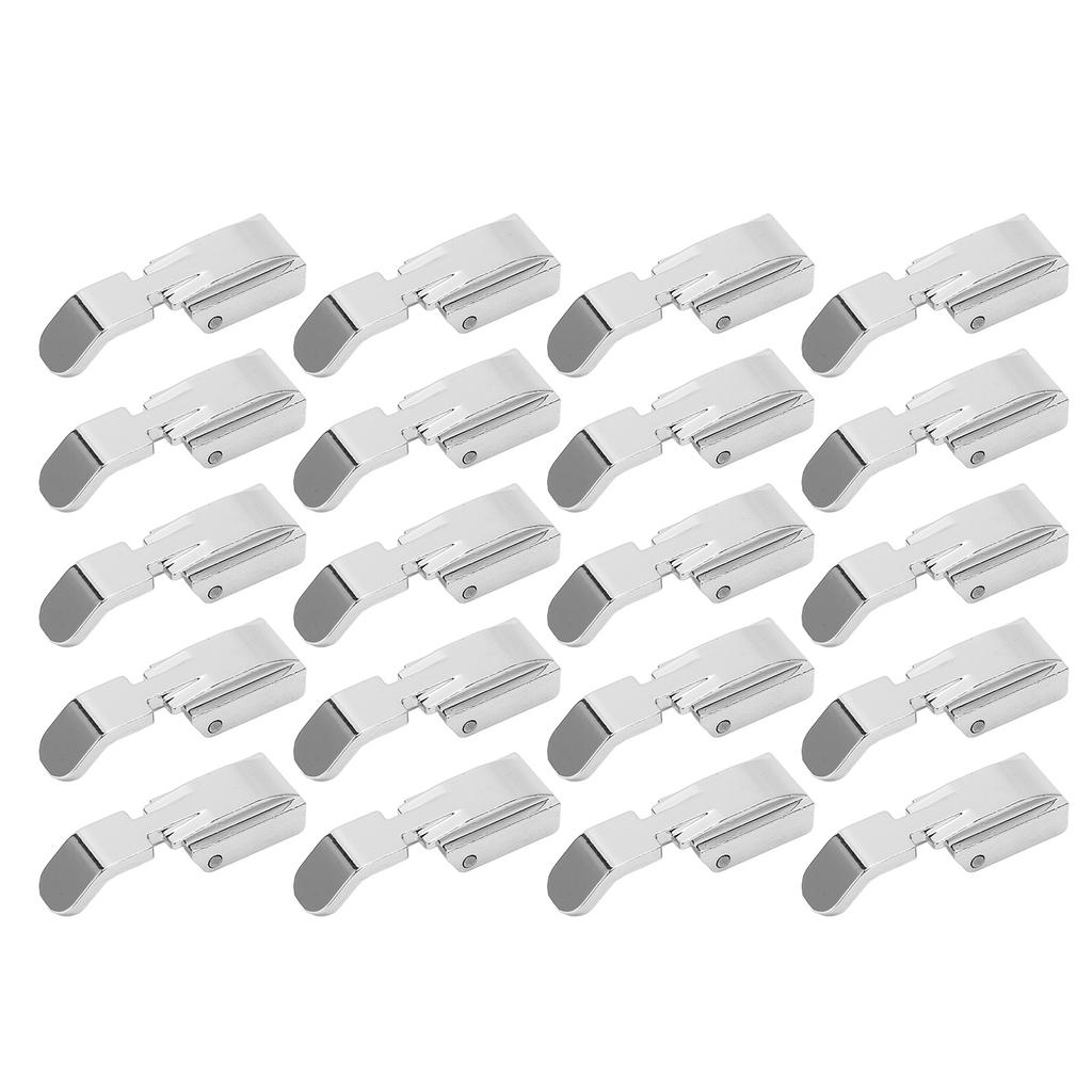 20pcs Zipper Foot High Hardness Antirust Multifunction Stainless Steel Sewing Presser Foot for Household