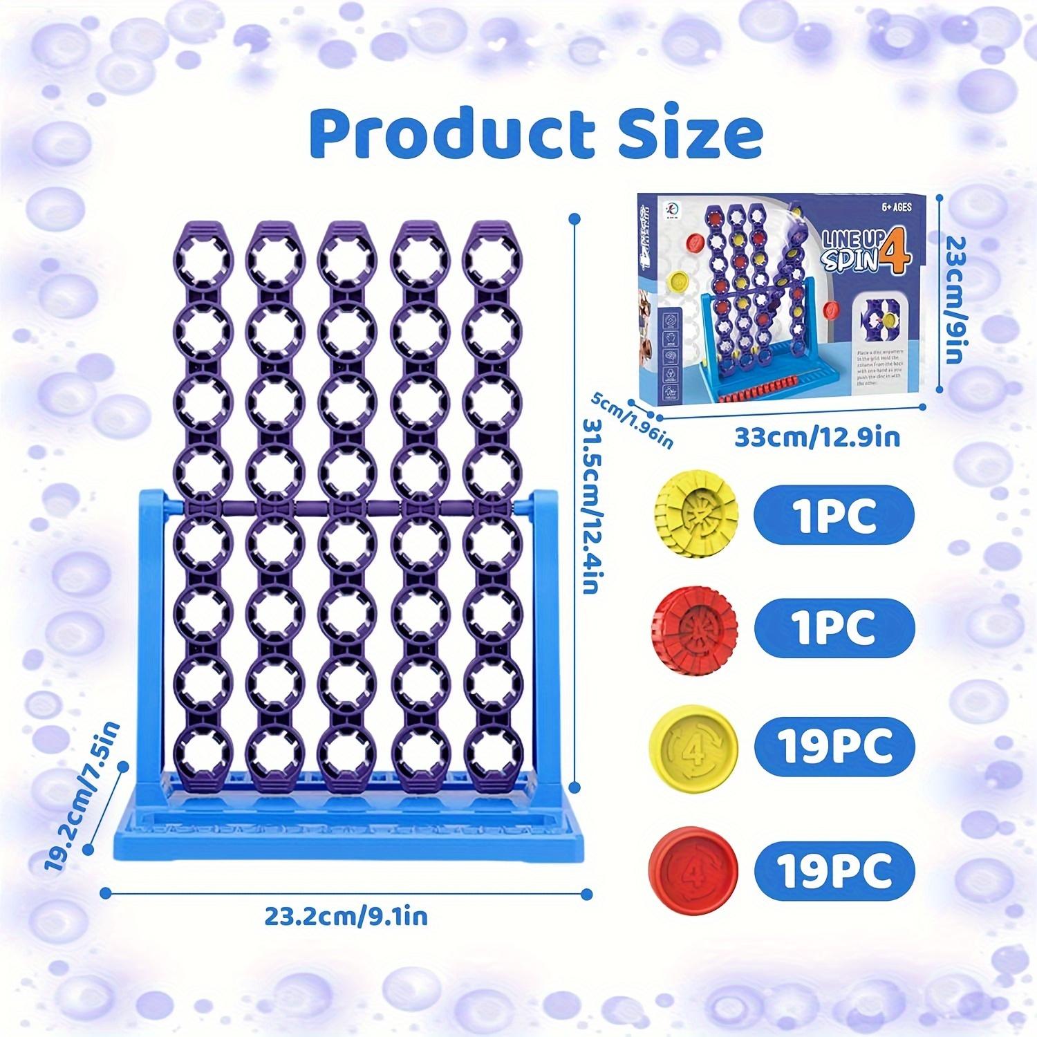 4 Win Children S Board Games 4 in a Row Game Four Wins with Spin Four Win Strategy Game for 2 Players with Functions Spinning