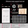 1Set Silicone Anti Slip Support Nose Pads Eyeglass Nose Pad With Micro Screws Screwdriver Ear Grip Glasses Accessories Kit