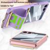 Samsung Flip7 Ultra-Thin Wrist Strap Foldable Case - Light Luxury Screen Integrated Protective Cover