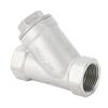 Y Type Strainer 3 4in DN20 304 Stainless Steel Double Layer Mesh Thread Y Filter for Water Oil Gas