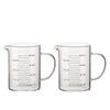 High Borosilicate Glass Measuring Cup with Scale - Household Kitchen Milk Cup