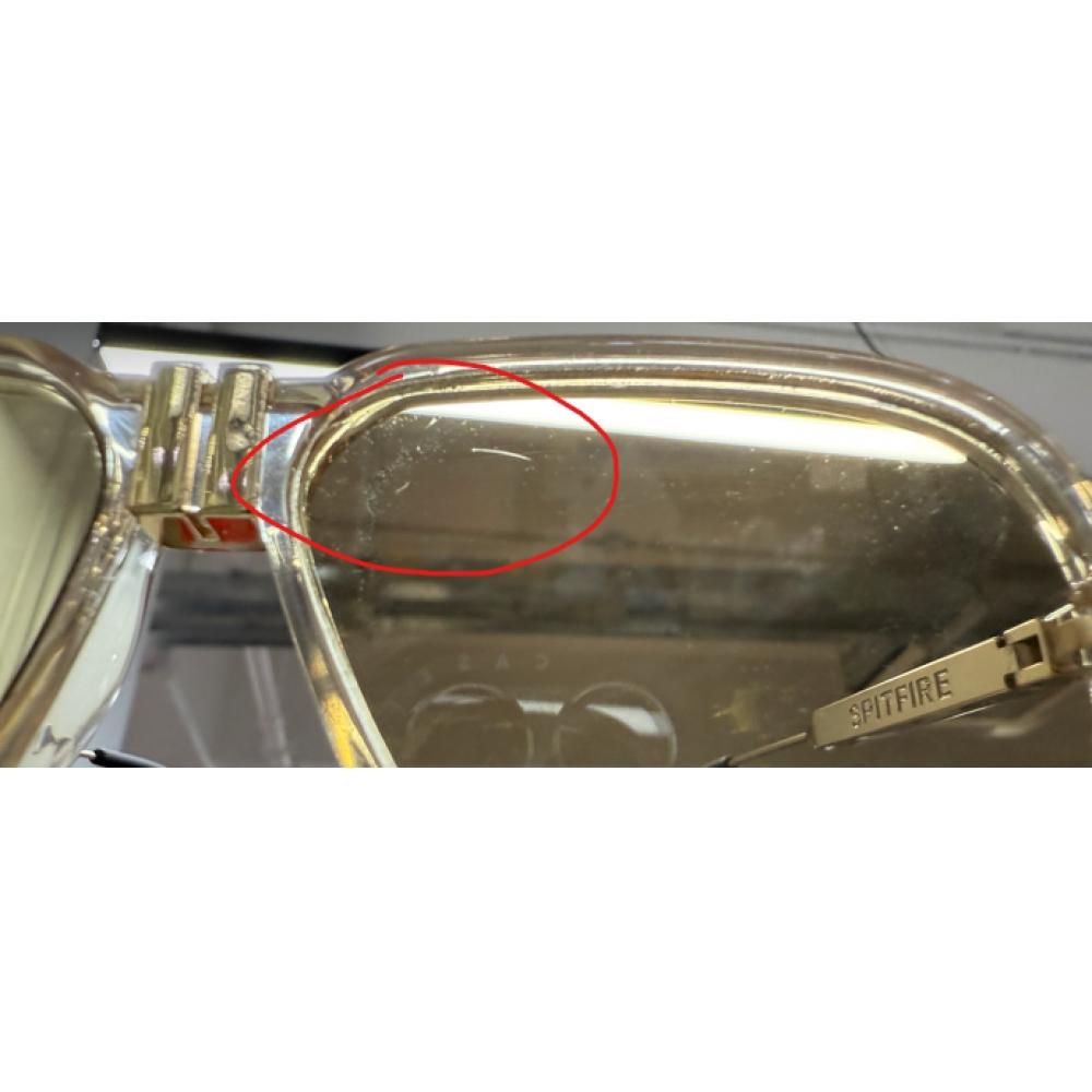 Spitfire Teddy Boy 2 V Schwarz Transparent Unisex Brille