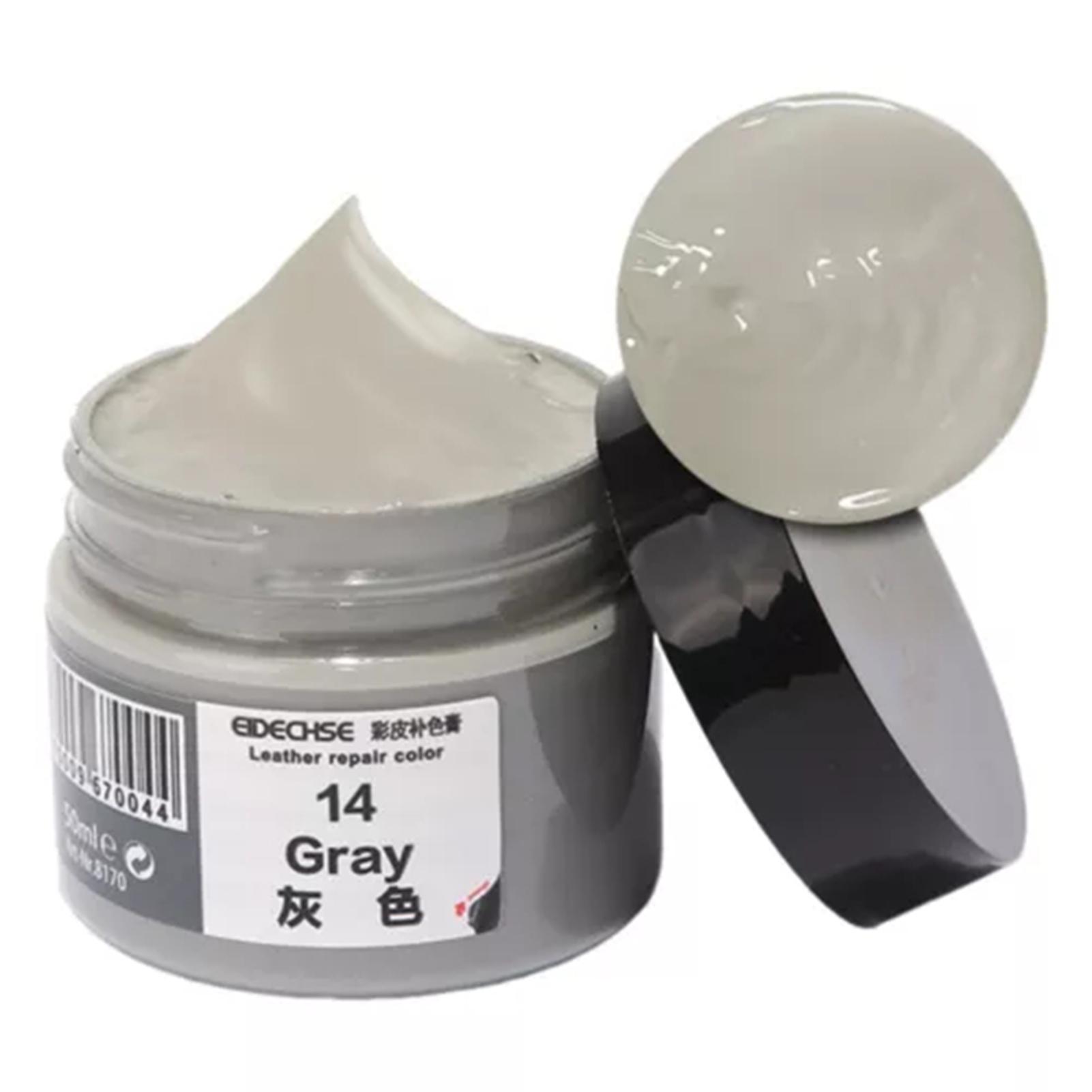 

Professional DIY Leather Repair Gel Waterproof Leather Protection Paste For Purses Belt Sofa Grey