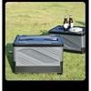 Outdoor camping storage box, car folding trolley box, camping picnic organizer box, grocery cart, small cart, shopping cart
