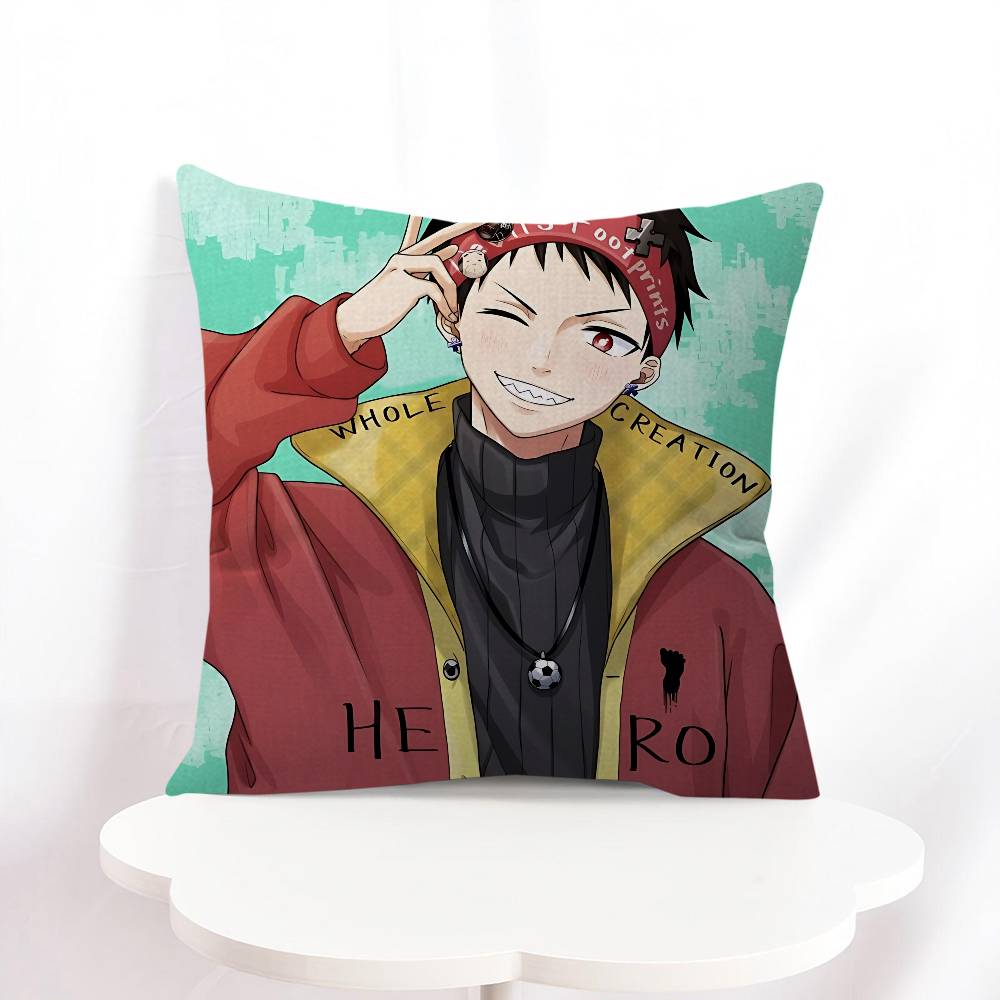 S-Shinra Kusakabe Kissen Geschenke Heim Büro Einrichtung Schlafzimmer Sofa Auto Kissenbezug Hülle 45x45cm
