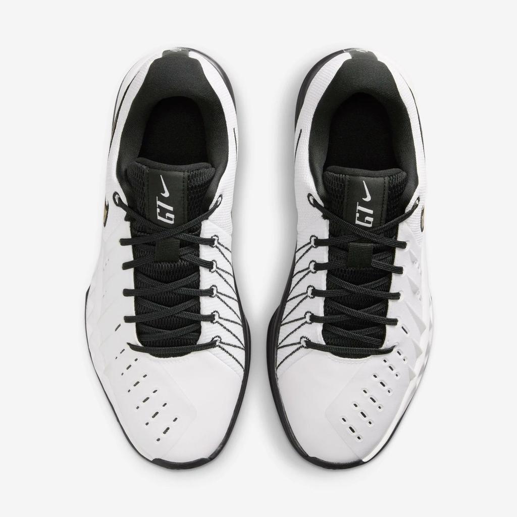 HV9775-103 Nike Air Zoom GT Cut Academy 2 "White/Black/Metallic Gold"(Men's)