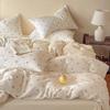 60S Cotton Floral Duvet Cover Set Cute Bedding Home