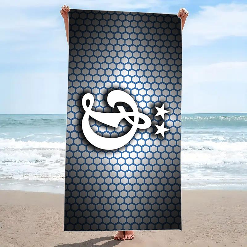 FC Dynamo Moscow Print Beach Towel, Large Soft Quick Dry Towel for Beach Camping Swimming