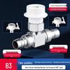 Dual Outlet Washing Machine Faucet Splitter Valve