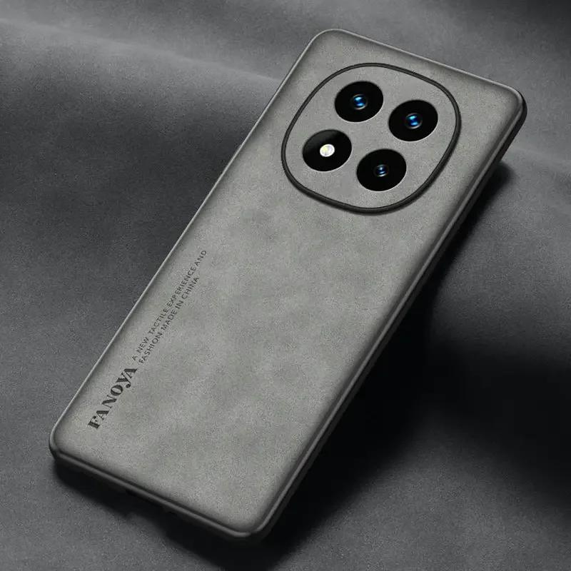 Plain PU Leather Phone Case For Redmi Note 1 Pro Plus Matte Soft Silicone Shockproof Protection Back Cover For Redmi Note1 G