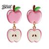 Graduation Season Gift Accessories 1 Pair Teacher Earrings for Women Cute 2D Acrylic Crayon Pencil Backpack Stationery Themed Jewelry Teachers Number